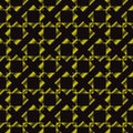 Abstract hard geometric seamless pattern. Black and gold colors