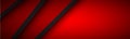Abstract header with red and black layers above each other. Modern design banner for your business Royalty Free Stock Photo