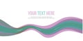 Abstract header wave design collection style Royalty Free Stock Photo