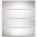 Abstract headers set, diagonal repeat straight