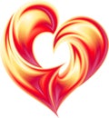 Abstract heart. Royalty Free Stock Photo