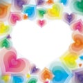 Abstract heart Background Royalty Free Stock Photo