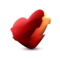 Abstract heart illustration Royalty Free Stock Photo