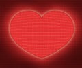 Abstract heart illustrations. Royalty Free Stock Photo