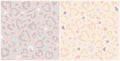 Abstract Heart Leopard Seamless Pattern