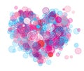 Abstract heart shape Royalty Free Stock Photo