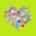Abstract heart shape Royalty Free Stock Photo