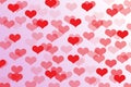 Abstract Heart shape on background,Clipart. Royalty Free Stock Photo