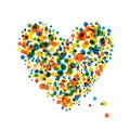 Abstract heart shape for your design Royalty Free Stock Photo