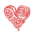 Abstract heart shape for your design Royalty Free Stock Photo