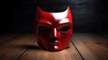 An Abstract Hero Mask with a Regal Background Upholds Heroic Order