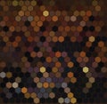 Abstract hexagon background. Honeycomb grid texture and geometric hive hexagonal honeycombs. Mosaic. Honey cells. Vector