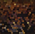 Abstract hexagon background. Honeycomb grid texture and geometric hive hexagonal honeycombs. Mosaic. Honey cells. Vector