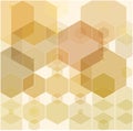 Abstract hexagon background. Technology polygonal design. Digital futuristic minimalism.