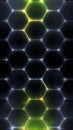 Abstract hexagon background vector, modern geometric texture for tech, design, and wallpaper Royalty Free Stock Photo