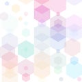 Abstract Hexagon Colorful Background. Vector illustration eps10