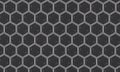 Abstract hexagon with metal plate texture background Royalty Free Stock Photo