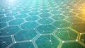 Abstract hexagon tech background Royalty Free Stock Photo