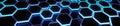 Abstract Hexagonal Blockchain Network Background Abstract High Tech banner for presentation design. high tech glowing hexagons.