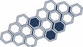 Abstract Hexagonal Cell Pattern, Representing Structure and Unity, vector design Generative AI Royalty Free Stock Photo