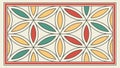 Abstract Hexagonal Geometric Pattern, Intersecting Lines, Modern Tech Design, vector design Generative AI Royalty Free Stock Photo