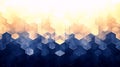 Abstract Hexagonal Gradient Background Royalty Free Stock Photo
