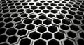 Abstract hexagonal grid pattern with light and shadow effects Royalty Free Stock Photo
