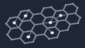 Abstract Hexagonal Grid Vector Pattern, Representing Network Technology, vector design Generative AI Royalty Free Stock Photo