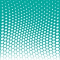 Abstract hexagonal halftone background