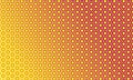Abstract hexagonal honeycomb background with orange gradient colour.