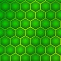 Abstract hexagonal molecule background. Futuristic, technology, biological,