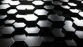 Abstract Hexagonal Pattern Background with Dramatic Lighting Royalty Free Stock Photo