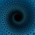 Abstract hexagonal pattern circle background Royalty Free Stock Photo