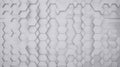 Abstract Hexagonal Pattern with Light and Shadow Play Royalty Free Stock Photo