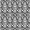 Abstract hexagonal seamless pattern Royalty Free Stock Photo