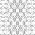 Abstract hexagonal seamless pattern Royalty Free Stock Photo