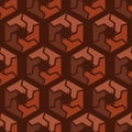 Abstract hexagonal seamless pattern Royalty Free Stock Photo