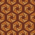 Abstract hexagonal seamless pattern Royalty Free Stock Photo