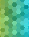 Abstract hexagonal tile mosaic background design Royalty Free Stock Photo
