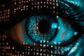 Abstract high tech eye concept..AI generated Royalty Free Stock Photo