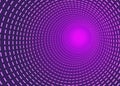 Abstract High Tech Purple Violet Tunnel Royalty Free Stock Photo