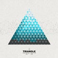 Abstract hipster poligon triangle background