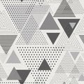 Abstract hipster poligon triangle background. Seamless pattern