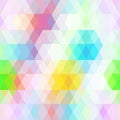 Abstract hipsters seamless pattern with bright pastel colored rhombus. Geometric background. Vector Royalty Free Stock Photo