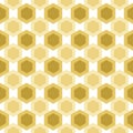 Abstract Hive Brown Seamless Pattern