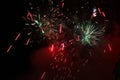 Abstract holiday firework background Royalty Free Stock Photo