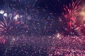 abstract holiday firework background Royalty Free Stock Photo