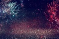 abstract holiday firework background Royalty Free Stock Photo