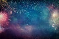 abstract holiday firework background. 4th of july concept Royalty Free Stock Photo