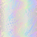 Abstract hologram seamless pattern. Holographic foil texture. Iridescent background. Pearlescent color abstract pattern. Holograph